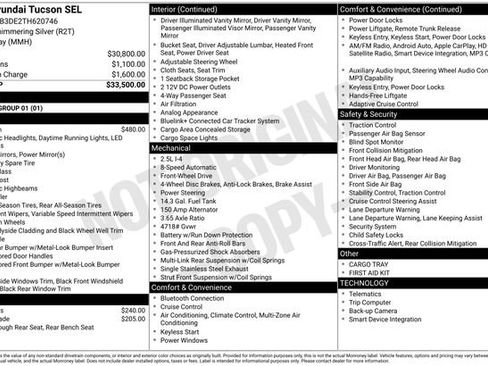Certified 2026 Hyundai Tucson SEL FWD image 2