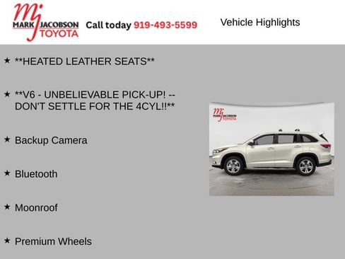 Used 2015 Toyota Highlander Limited FWD image 5