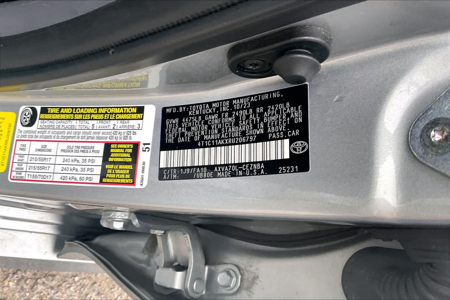 Used 2024 Toyota Camry LE FWD image 33