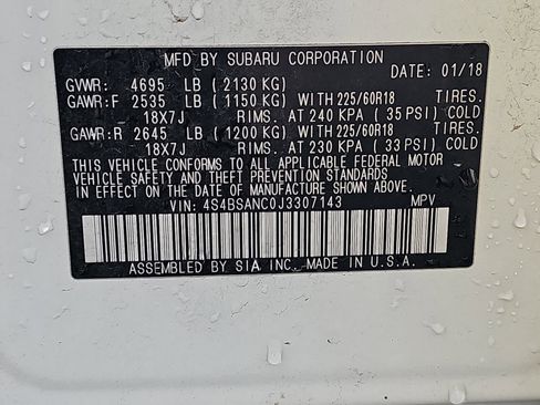 Used 2018 Subaru Outback 2.5i Limited image 14