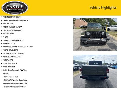 Used 2022 Jeep Gladiator Sport AWD/4WD image 3