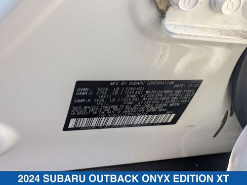 Certified 2024 Subaru Outback Onyx Edition XT image 39