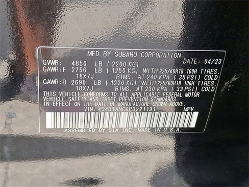 Used 2023 Subaru Outback Limited image 29