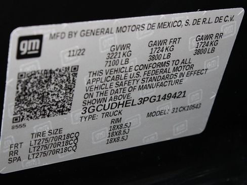 Used 2023 Chevrolet Silverado 1500 ZR2 w/ Technology Package image 84