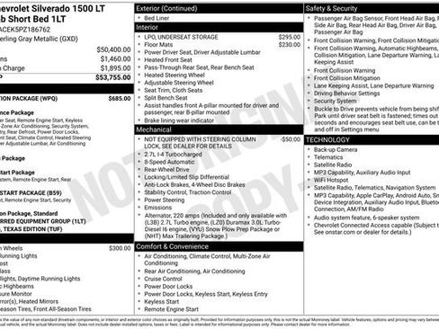 Used 2023 Chevrolet Silverado 1500 LT w/ Protection Package RWD image 35