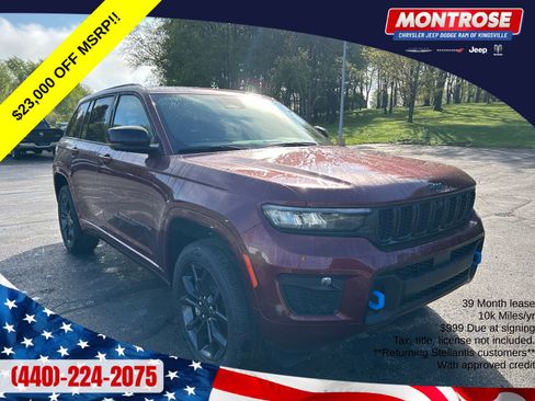 New 2025 Jeep Grand Cherokee Limited 4xe AWD/4WD image 7