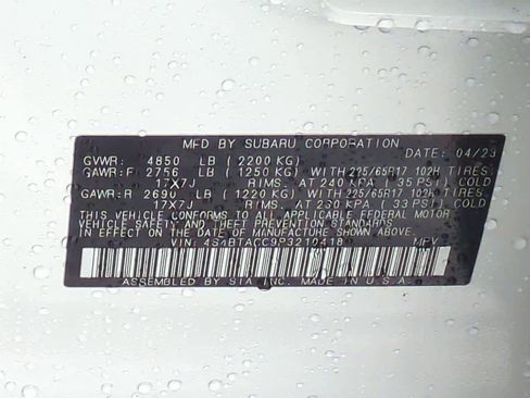 Used 2023 Subaru Outback Premium image 35