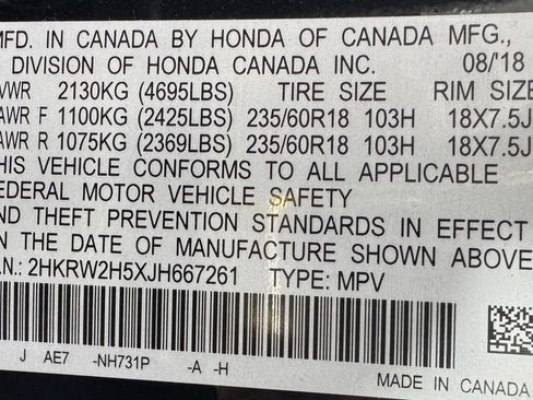 Used 2018 Honda CR-V EX image 11