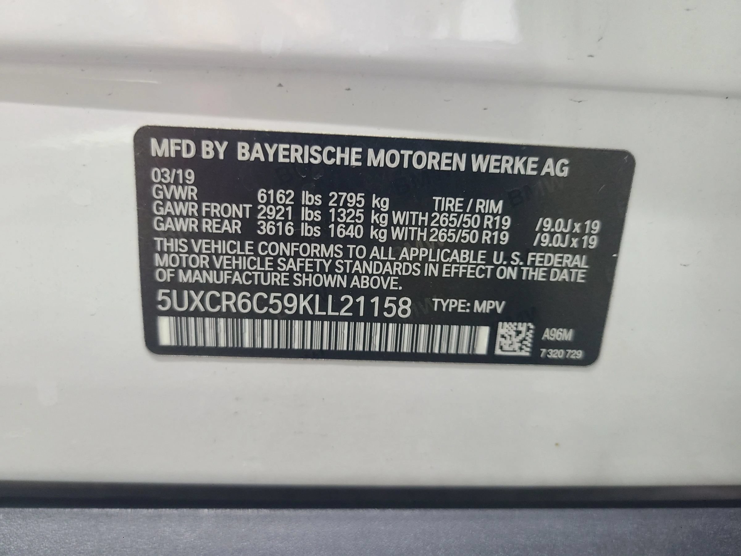 Used 2019 BMW X5 xDrive40i w/ Parking Assistance Package AWD/4WD image 3