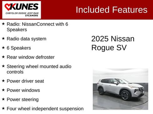 Used 2025 Nissan Rogue SV AWD/4WD image 3