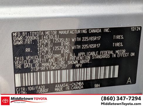 Certified 2025 Toyota RAV4 XLE AWD/4WD image 38