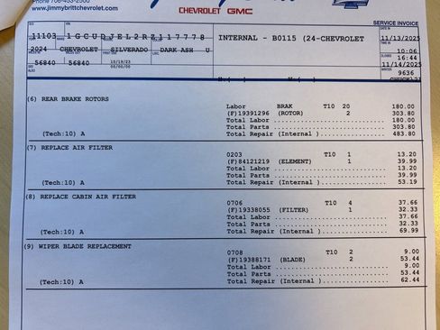 Used 2024 Chevrolet Silverado 1500 High Country image 34