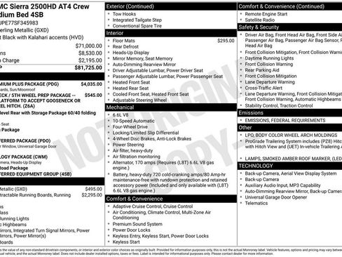 New 2025 GMC Sierra 2500 AT4 w/ AT4 Premium Plus Package image 2