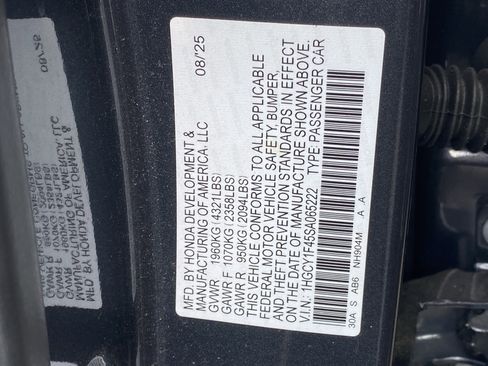 Used 2025 Honda Accord SE image 5