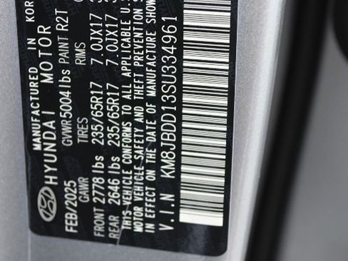 New 2025 Hyundai Tucson Blue image 31