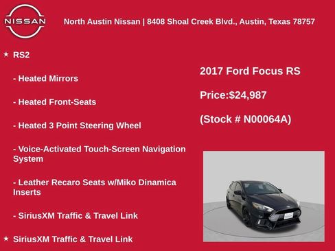 Used 2017 Ford Focus RS AWD/4WD image 11