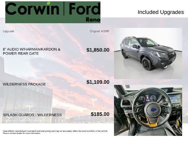 Used 2023 Subaru Forester Wilderness w/ Wilderness Package AWD/4WD image 3