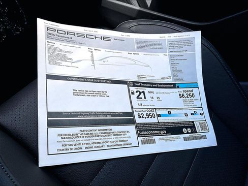 New 2026 Porsche Panamera 4 AWD/4WD image 14