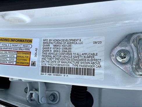 Used 2023 Honda Accord EX image 20