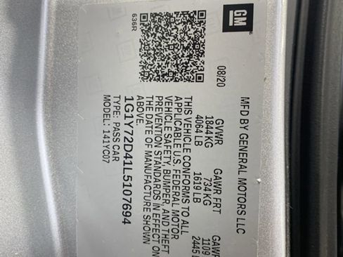 Used 2020 Chevrolet Corvette Stingray Preferred Cpe w/ 2LT Preferred Equipment Group image 12