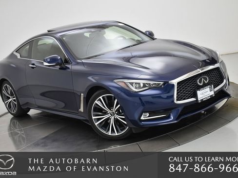 Used 2022 INFINITI Q60 3.0t Luxe w/ Essential Package AWD/4WD image 2
