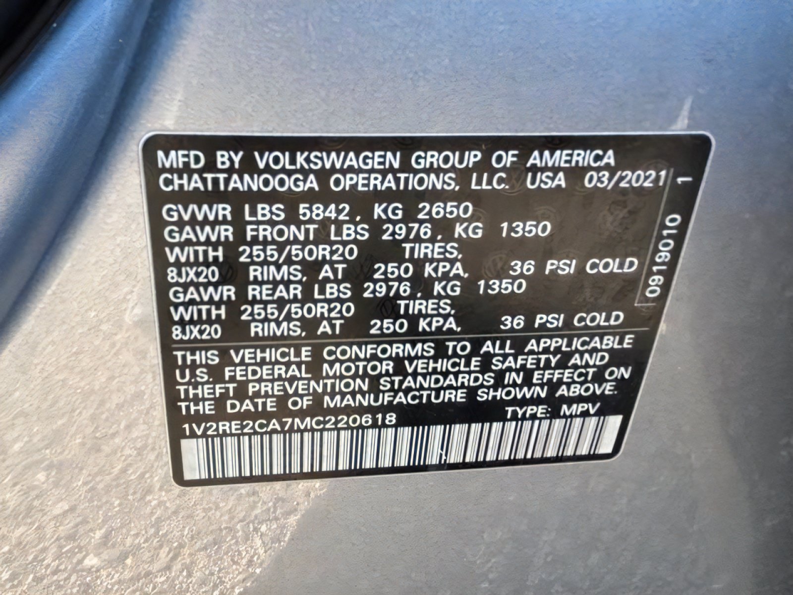 Used 2021 Volkswagen Atlas Cross Sport SE w/ Panoramic Sunroof Package AWD/4WD image 33
