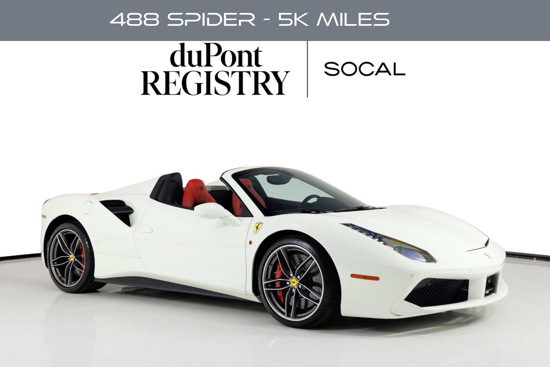 Used 2017 Ferrari 488 Spider RWD image 1