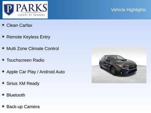 Used 2024 Subaru Impreza 2.0i Sport AWD/4WD image 4