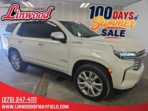 Used 2021 Chevrolet Tahoe High Country w/ Premium Package AWD/4WD image 1