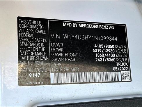 Used 2022 Mercedes-Benz Sprinter 2500 image 14