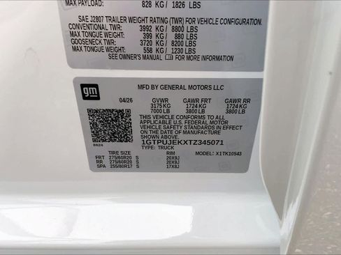 New 2026 GMC Sierra 1500 Elevation AWD/4WD image 16