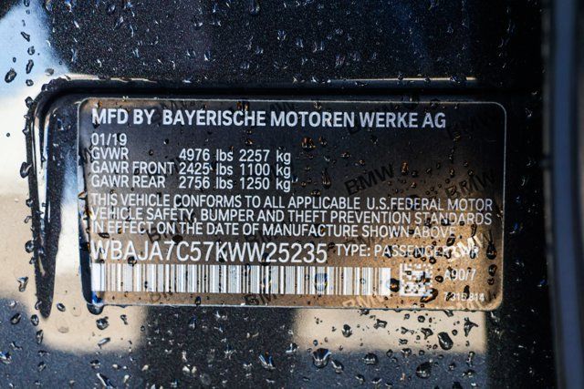 Used 2019 BMW 530i xDrive w/ Convenience Package AWD/4WD image 28