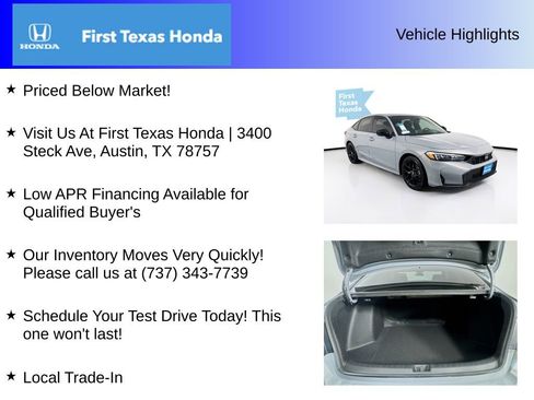 New 2026 Honda Civic Sport image 5