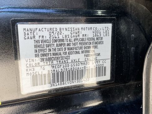 Used 2022 Nissan Sentra SV w/ All-Weather Package image 28