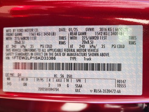 New 2025 Ford F150 STX w/ STX Black Appearance Package image 24