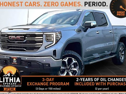 Used 2025 GMC Sierra 1500 SLT w/ SLT Premium Plus Package AWD/4WD image 1