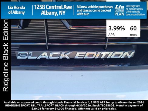 New 2026 Honda Ridgeline Black Edition image 11