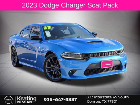 Used 2023 Dodge Charger Scat Pack w/ Navigation & Travel Group RWD image 1