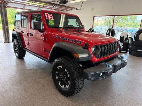 Certified 2025 Jeep Wrangler Unlimited Rubicon 4xe w/ Convenience Group AWD/4WD image 1