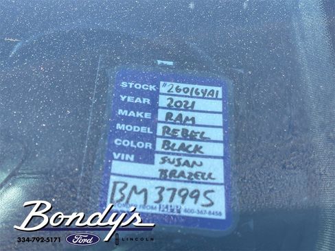 Used 2021 RAM 1500 Rebel w/ Rebel Level 2 Equipment Group image 21