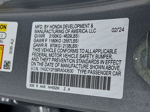 Certified 2024 Honda Accord Sport image 31