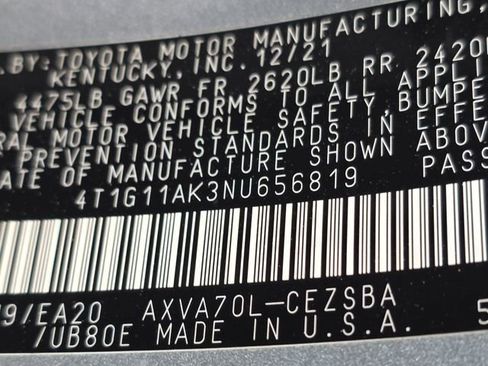 Used 2022 Toyota Camry SE image 48