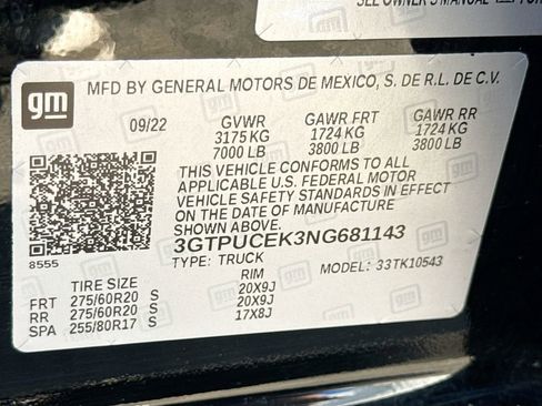 Used 2022 GMC Sierra 1500 Elevation AWD/4WD image 32