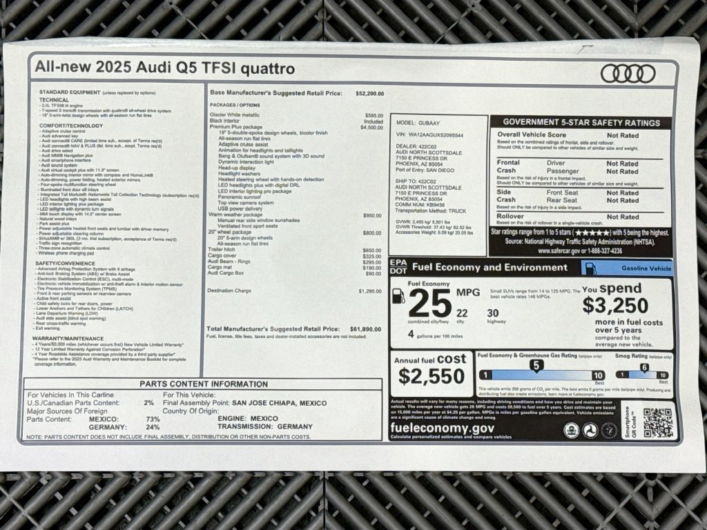 Used 2025 Audi Q5 Premium Plus AWD/4WD image 10