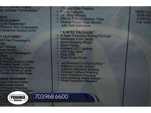 New 2025 Acura ADX A-Spec image 37