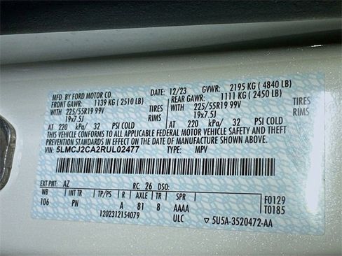 Used 2024 Lincoln Corsair Reserve w/ Equipment Group 201A image 17