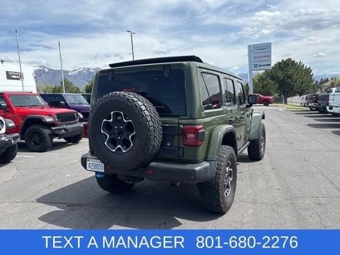 Used 2023 Jeep Wrangler Unlimited Rubicon 4xe w/ Steel Bumper Group AWD/4WD image 9
