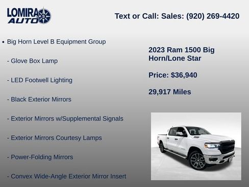 Used 2023 RAM 1500 Big Horn AWD/4WD image 21