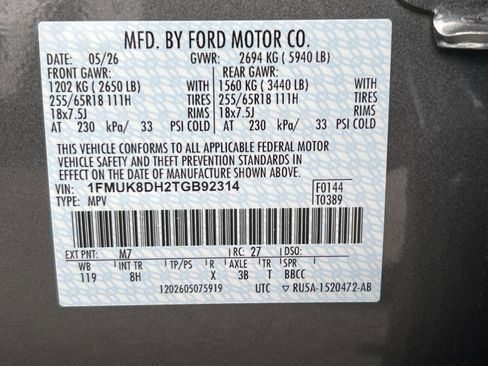 New 2026 Ford Explorer Active AWD/4WD image 37
