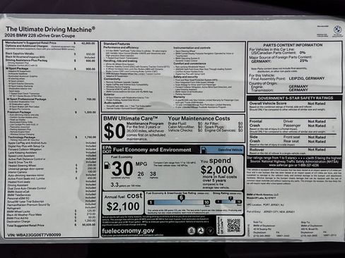 New 2026 BMW 228i xDrive w/ Technology Package AWD/4WD image 16